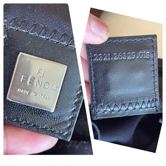 🖤🖤🖤Fendi nylon handbag with pouch❤️💼 - Picture 10 of 15